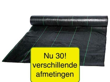 UNIEK gronddoek tot 8 meter breed!  Wij verzenden dagelijks, Verzenden