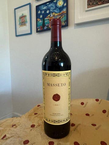 2021 Masseto - Toscane - 1 Fles (0,75 liter), Verzamelen, Nieuw