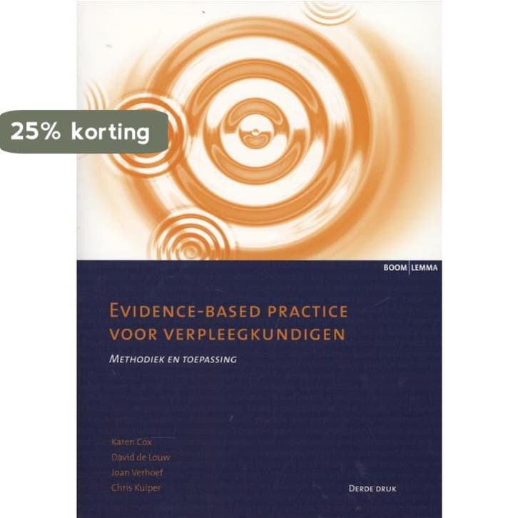 Evidence-based practice voor verpleegkundigen 9789059318489, Livres, Science, Envoi