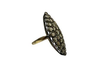 Bague - 12 carats Or rose Diamant (Naturelle) - Diamant, Handtassen en Accessoires, Ringen, Nieuw