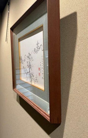 Fukuda Kodojin - Kraaien op een verwelkende boom - Ingelijst