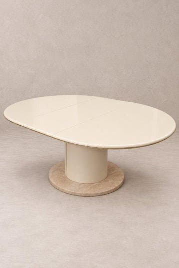 Tavolo italiano anni ’70 allungabile Design modernista