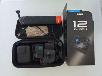 GoPro 12 Black Digitale hybride camera, Audio, Tv en Foto, Nieuw