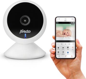 Babyfoon met Camera en App - Wit - SMARTBABY5 - Alecto, Kinderen en Baby's, Verzenden, Nieuw