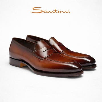 Santoni - Loafers - Maat: EU 41.5 - Nieuw in doos, Nieuw