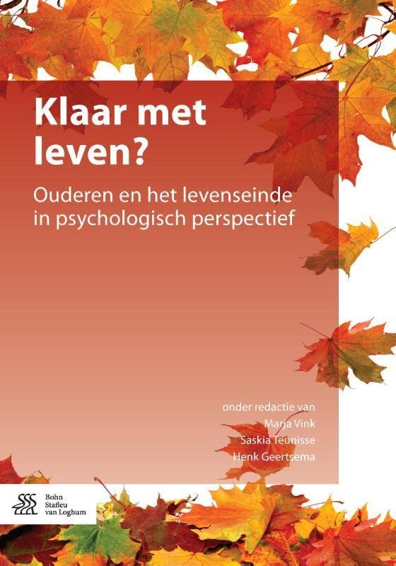 Klaar met leven? 9789036810937, Livres, Psychologie, Envoi