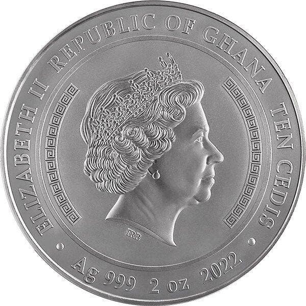 Ghana. 10 Cedis 2022 Panathenaic Prize Amphora Antique, Postzegels en Munten, Munten | Europa | Niet-Euromunten