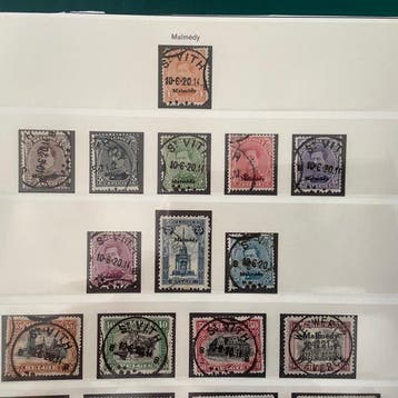 België - bezetting van het Duitse Rijk (1919-1920) 1920 -, Postzegels en Munten, Gestempeld