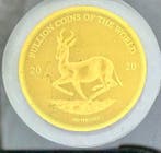 Tsjaad. 3000 Francs ND Springbock + Elefant , 2x1/500 Oz,