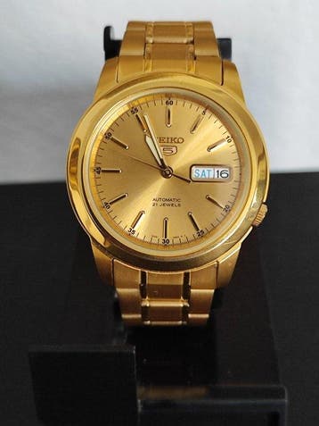 Seiko - Seiko 5 - Zonder minimumprijs - SNKE56K1 - Heren -