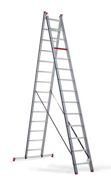 Altrex 2-delige reformladder Atlantis 2×14 sporten, Ophalen of Verzenden, Nieuw, Ladder, 4 meter of meer