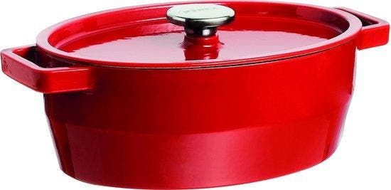 2dekans | Pyrex Slow Cook rood ovale gietijzeren braadpan, Maison & Meubles, Cuisine | Casseroles & Poêles, Enlèvement ou Envoi