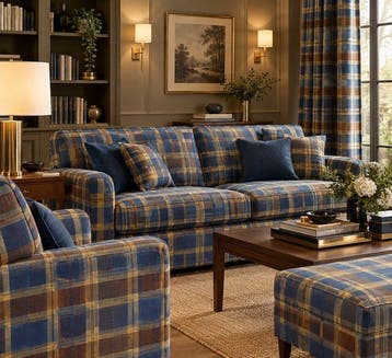 Tartan Highland - Textile - 204 cm - 280 cm, Antiek en Kunst