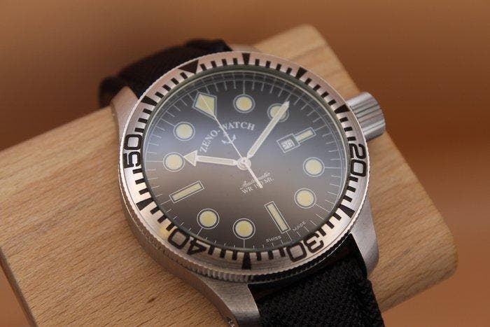 Zeno-Watch Basel - Jumbo - 1555 - Heren - 2000-2010, Bijoux, Sacs & Beauté, Montres | Hommes