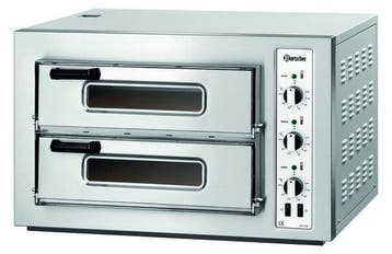 Pizzaoven | Elektrisch | RVS | 4+4 Ø25cm | 2 Kamers | Boden, Verzenden, Nieuw in verpakking