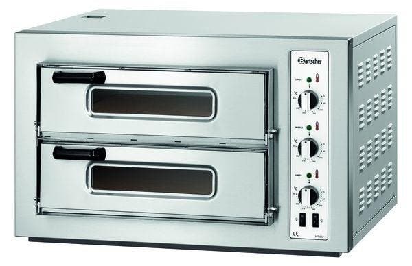Pizzaoven | Elektrisch | RVS | 4+4 Ø25cm | 2 Kamers | Boden, Zakelijke goederen, Horeca | Keukenapparatuur, Nieuw in verpakking