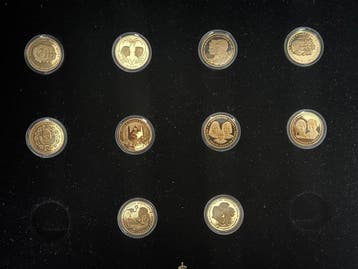 Pays-Bas. 2005, De Complete Koninklijke Collectie, 10 Gouden