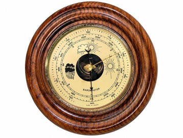 Aneroid barometer (3) - Messing, Antiek en Kunst