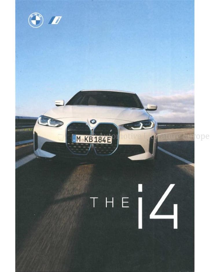 2021 BMW I4 BROCHURE ENGELS, Livres, Autos | Brochures & Magazines