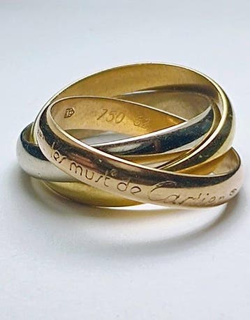 Cartier - Ring - Trinity - 18 karaat Geel goud, Roségoud,, Nieuw
