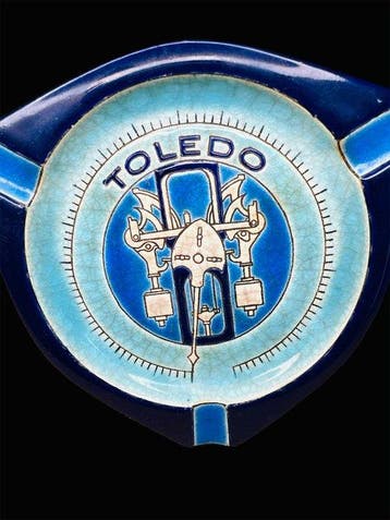 Longwy - Cendrier - Faïence - Toledo