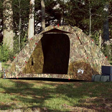 vidaXL Tent 4-persoons snelontgrendeling camouflage, Verzenden, Nieuw