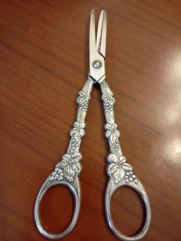 Druivenschaar - .800 zilver