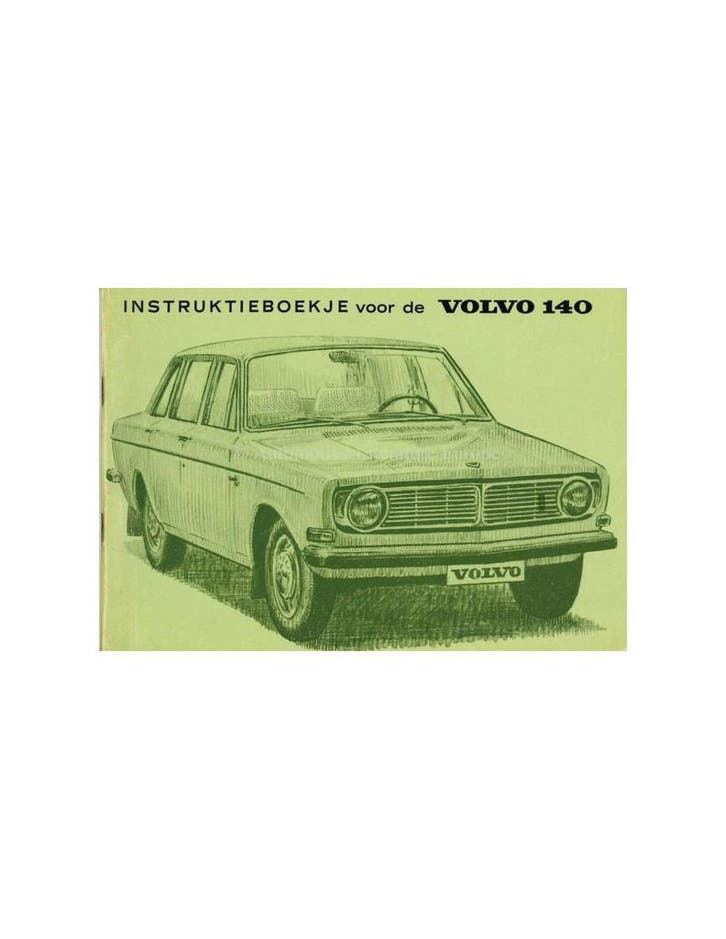 1970 VOLVO 140 INSTRUCTIEBOEKJE NEDERLANDS, Autos : Divers, Modes d'emploi & Notices d'utilisation