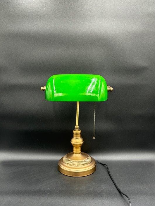 Lampe de bureau - Superbe Lampe de Banquier Bankers Lamp, Antiek en Kunst, Curiosa en Brocante