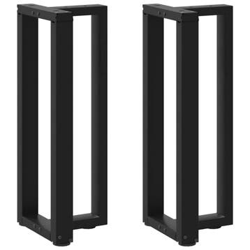 vidaXL Console tafelpoten 2 st T-vormig 38x25x(72-73) cm, Maison & Meubles, Verzenden