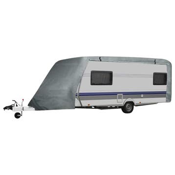 vidaXL Caravanhoes L grijs, Verzenden, Nieuw