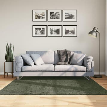 vidaXL Vloerkleed HUARTE laagpolig zacht wasbaar 160x160 cm, Verzenden