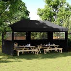 vidaXL Partytent Zwart 292 x 580 x 315 cm Oxford Stof, Verzenden, Nieuw