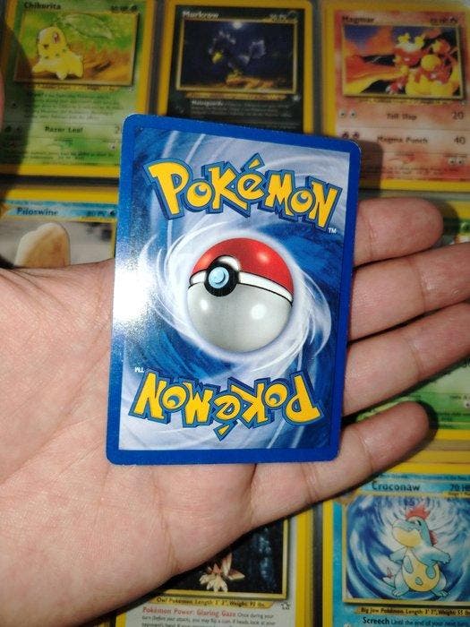 Pokémon - 27 Card - Meganium Holo - WOTC - Neo Genesis, Hobby en Vrije tijd, Verzamelkaartspellen | Pokémon