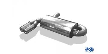 FOX Audi S3 type 8L einddemper Ø70mm - 2x76 type 13, Verzenden
