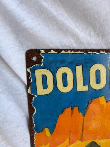 Dolomiti Italië – Emaille Toerisme Reclamebord Dolomieten -
