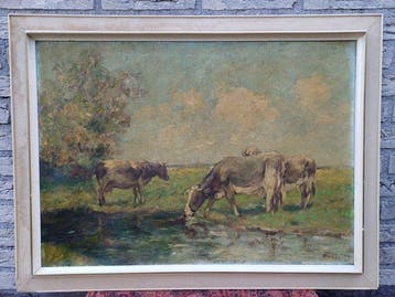 Jacobus Doeser (1884-1970) - Koeienlandschap