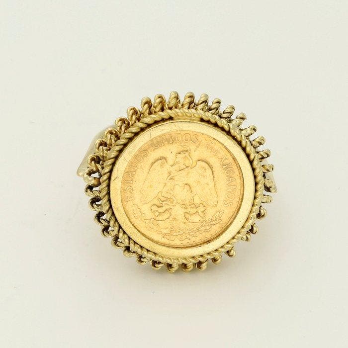 Ring - 18 karaat Geel goud, Handtassen en Accessoires, Ringen