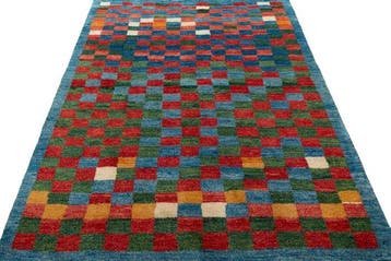 Handgeknoopt designer tapijt Gabbeh - Vloerkleed - 215 cm -, Nieuw