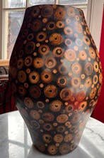 Vase - Bambou, Bois - Vase de style bambou, Antiquités & Art