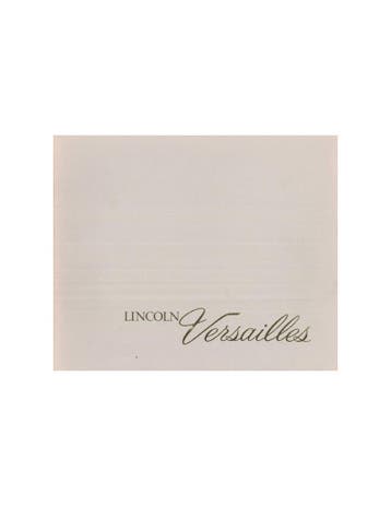 1978 LINCOLN VERSAILLES BROCHURE ENGELS (USA), Boeken, Nieuw