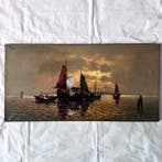 Carol Spree (1907-?) - Maritime Seestimmung bei, Antiek en Kunst