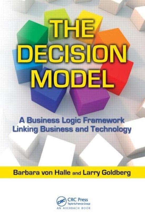 The Decision Model 9781420082814 Barbara Von Halle, Livres, Langue | Anglais, Envoi