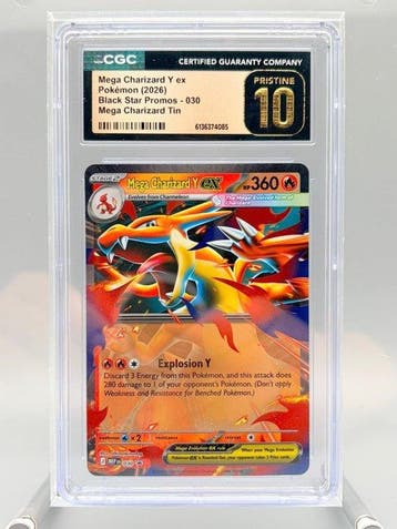 Pokémon Graded card - Mega Charizard Y ex - Mega Charizard, Nieuw