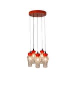 Lustre - Verre, Métal - lustre en cascade