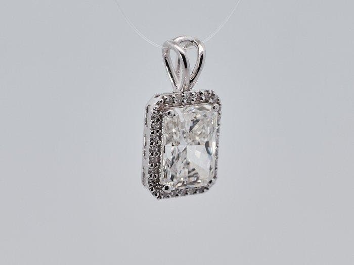 Zonder minimumprijs - Hanger - 14 karaat Witgoud - 2.05ct., Handtassen en Accessoires, Antieke sieraden