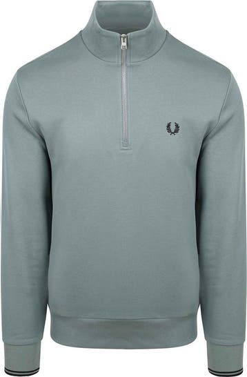 Fred Perry Half Zip Trui Blauw maat Maat 48/50 (M) Heren, Kleding | Heren, Truien en Vesten, Nieuw, Fred Perry, Groen, Verzenden