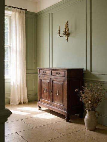 Credenza - Hout, Marmer, Mahonie, Walnoot