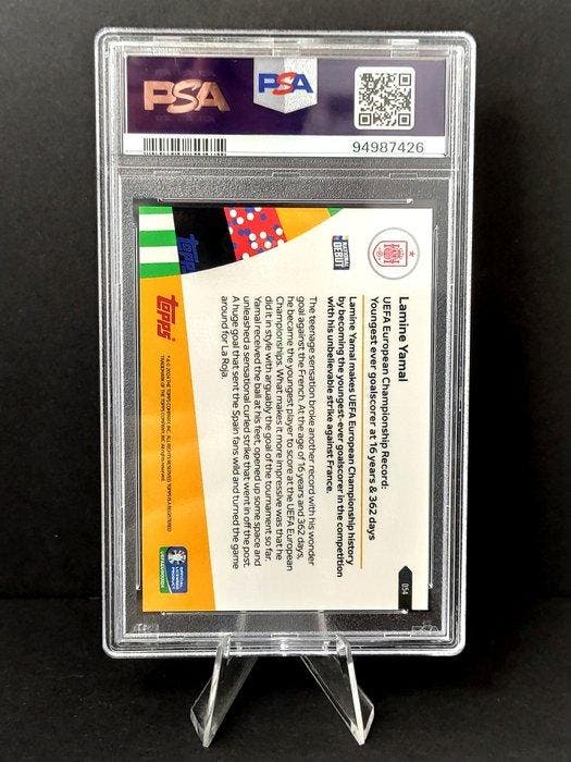 2024 Topps Now UEFA Euro Lamine Yamal #54 Goal vs Francia -, Collections, Autocollants