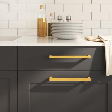 vidaXL Handvatten 20 st 224 mm roestvrij staal goudkleurig, Doe-het-zelf en Bouw, Hang- en Sluitwerk, Verzenden, Nieuw